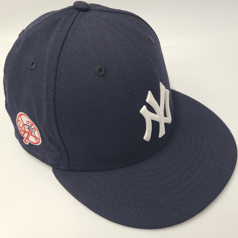 New York Yankees Hat Snapback New Era 9Fifty Blue White MLB Evil Empire Wool Men